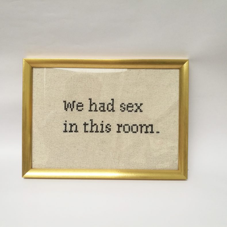 We had Sex in this Room